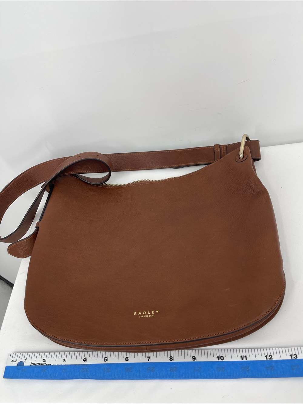 RADLEY LONDON Chestnut Brown Leather Shoulder Bag - Picture 14 of 16